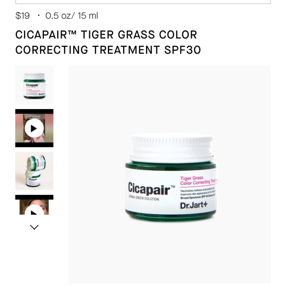 Dr. Jart+ Tiger Grass Color Correcting Treatment